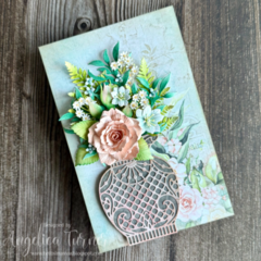 Fancy Vase with Roses