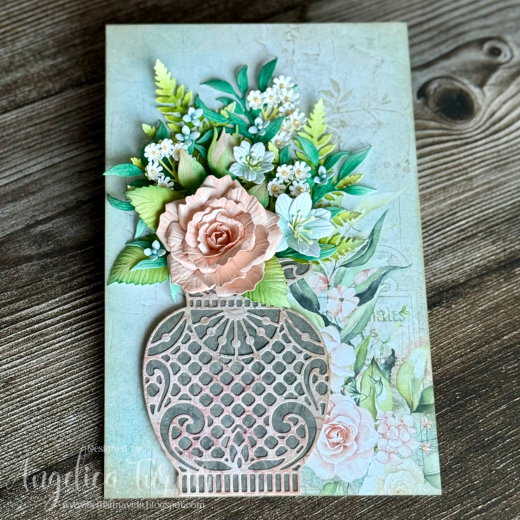 Fancy Vase with Roses