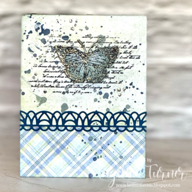 Vintage Butterfly Card