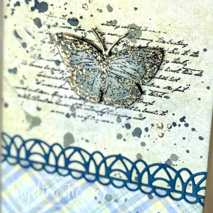 Vintage Butterfly Card