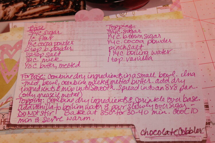 Chocolat--Chocolate Cobbler recipe