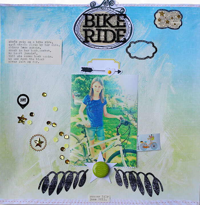 Bike Ride *August Cocoa Daisy*