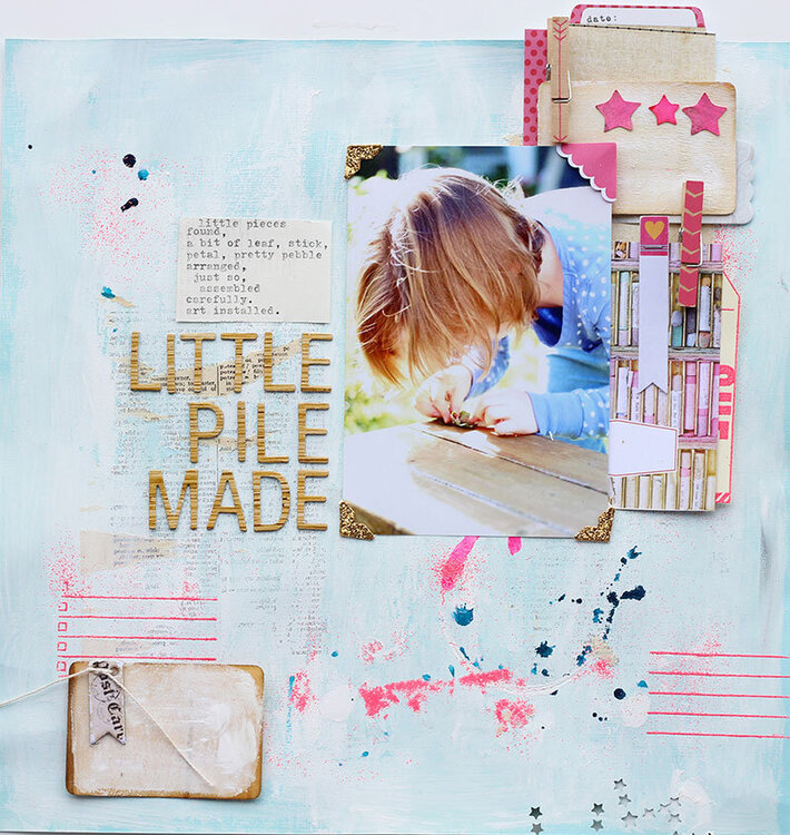 Little Pile Made *March Cocoa Daisy kit*