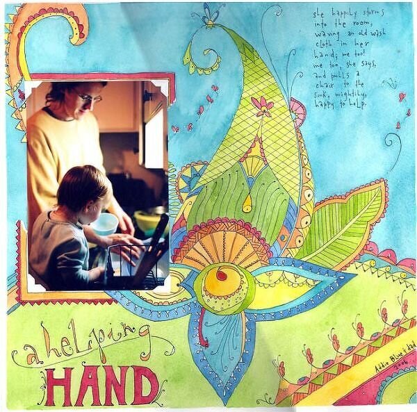 helping hand &lt;br&gt;as seen in Canadian Scrapbooker magazine