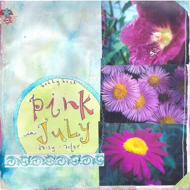 pink in July &lt;br&gt;Aug/Sept Scrapbook Answers