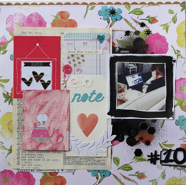 Addie Blue turns 10 *June Cocoa Daisy kit*