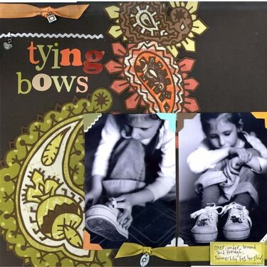 tying bows &lt;br&gt;as seen in Canadian Scrapbooker magazine