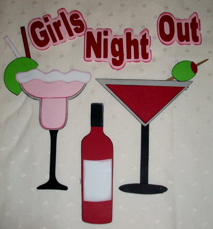 Girls night out embellishment