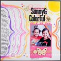 Sunny & Colorful Layout