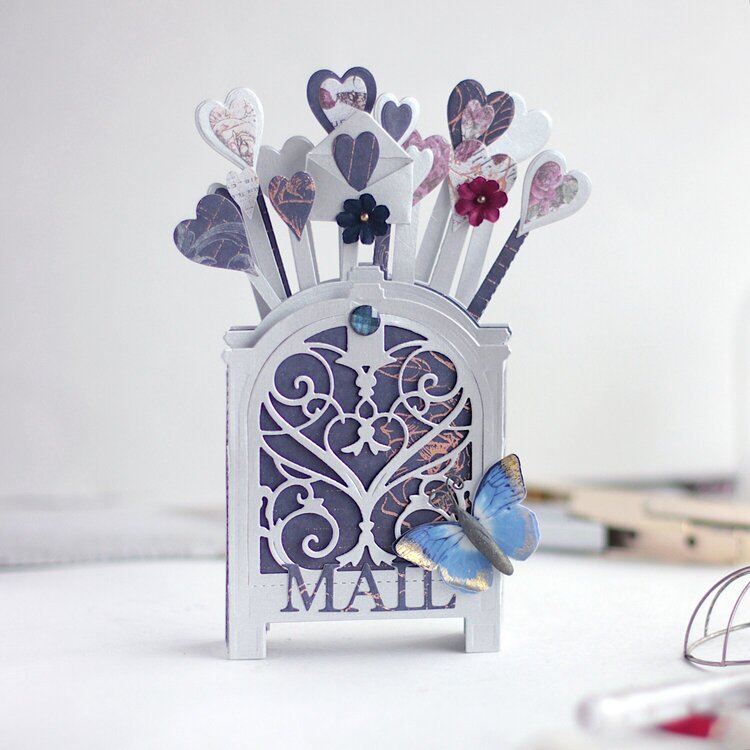 Mini 3D Vignette Valentines Mailbox
