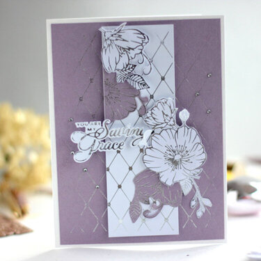 Diamonetta Background Card - Amazing Paper Grace