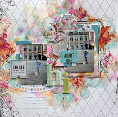 Admit One Layout - Bad Girls Couture September KIt