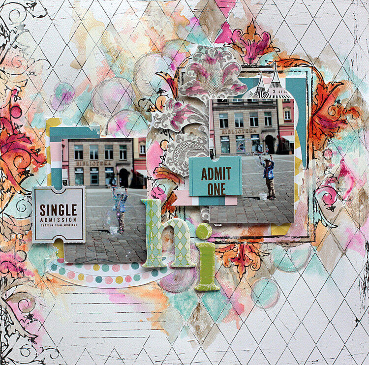 Admit One Layout - Bad Girls Couture September KIt