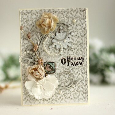Winter Card **Maja Design** and **Manor House Creations**