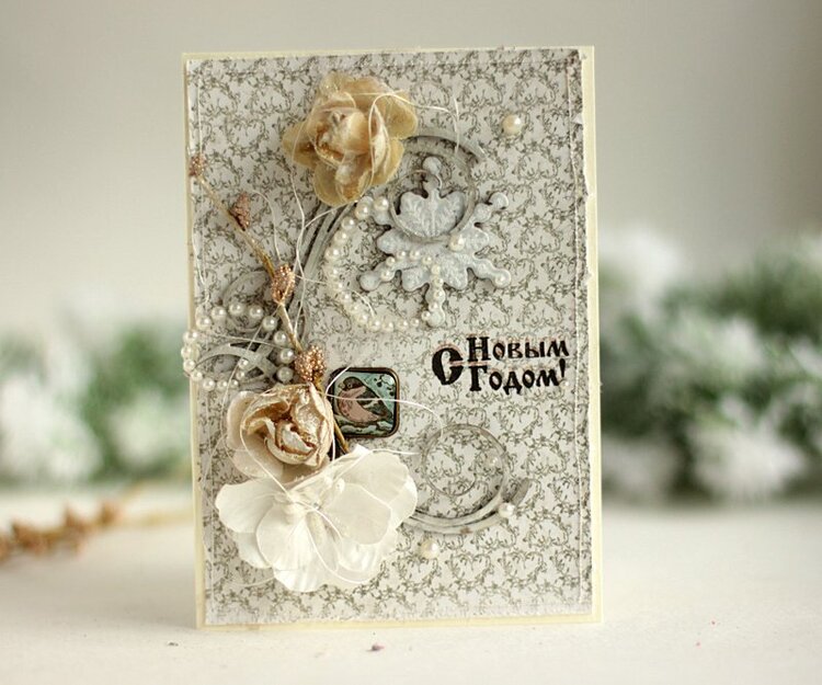 Winter Card **Maja Design** and **Manor House Creations**