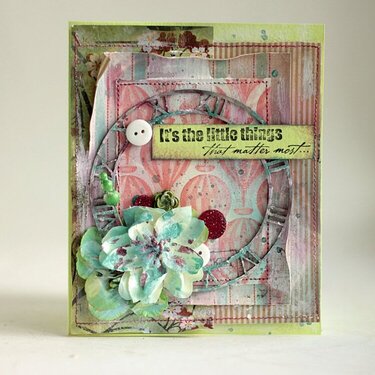 Mixed media Card **Shimmerz**