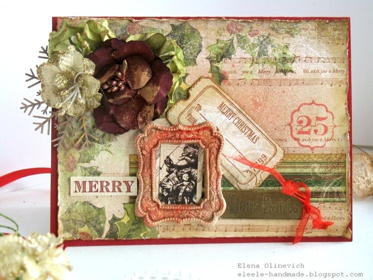 Christmas Tag **Manor House Creations**