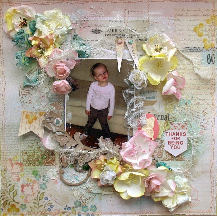 Thanks For Being You **Manor House Creations** and Clear Scraps