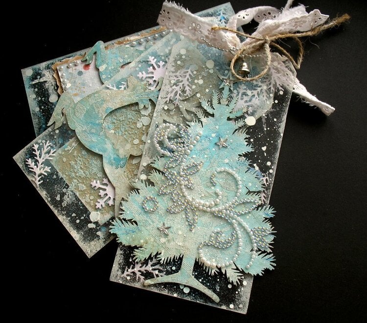 A Christmas Tags Set **Clear Scraps** and **2Crafty Chipboard**