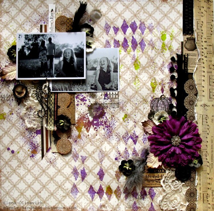 Violet Dreams &quot;Scraps of Darkness&quot; October Kit