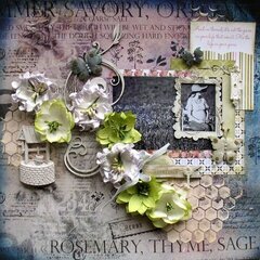 Sweet Waiting "Manor House Creations and 2Crafty Chipboard"