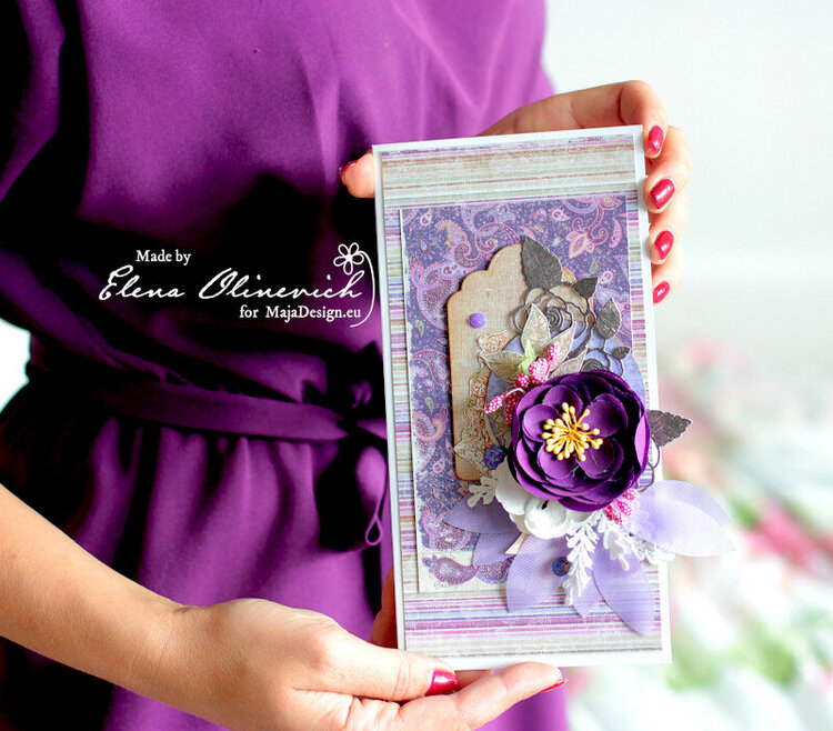 In Purple hues - Card
