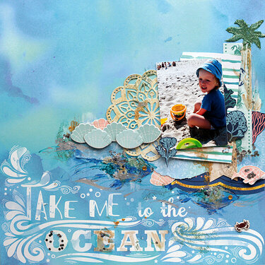Take me to the Ocean - BoBunny - Down by the Sea collection