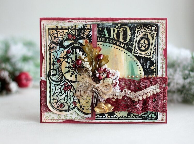 Christmas Card **Swirlydoos November Kit**