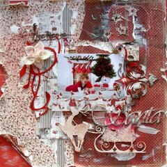 I believe in Santa **Maja Design** and **2Crafty Chipboard**