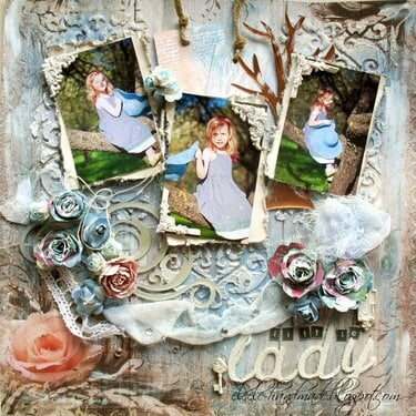 On the Tree **Scraps of Elegance** and  **Flourish With A Bling**