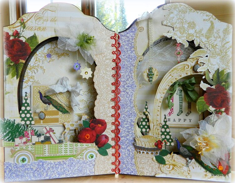 Altered Frame **Webster&#039;s Pages Royal Christmas**