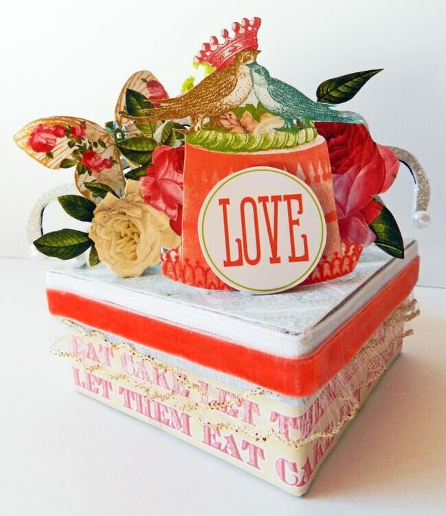 &quot;Love&quot; Altered Gift Box *Webster&#039;s Pages*