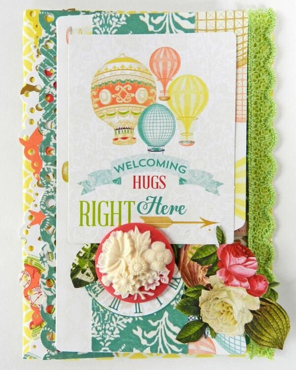 Welcoming Hugs {Card} **Webster&#039;s Pages**