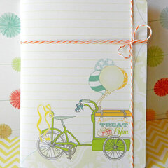 "Special Treat" Handmade Notebook *Webster's Pages*