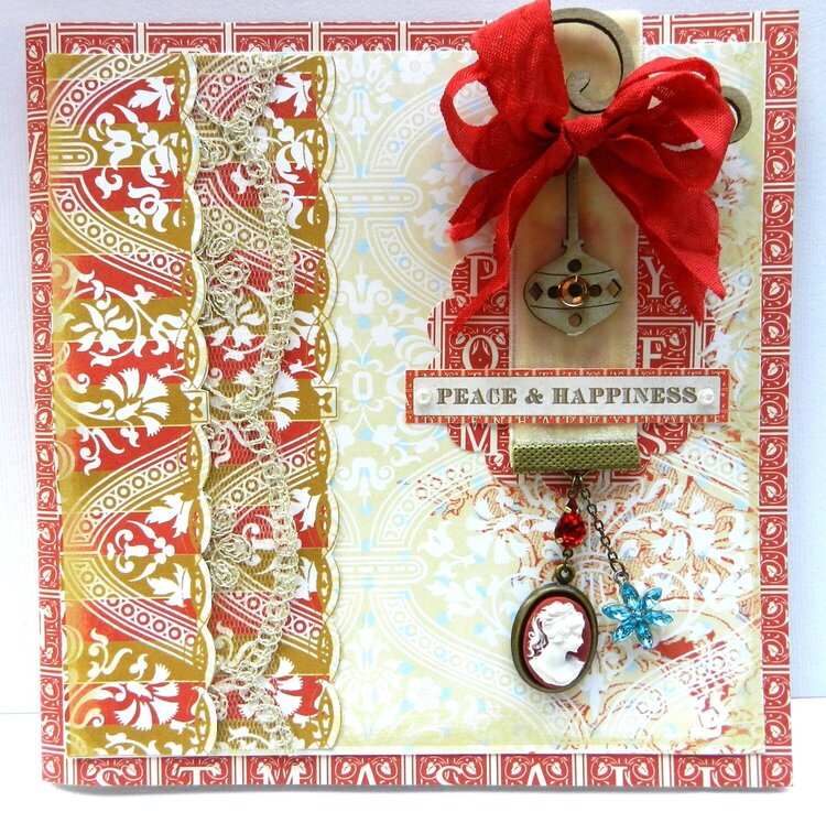 &quot;Peace &amp; Happiness&quot; Card **Webster&#039;s Pages**