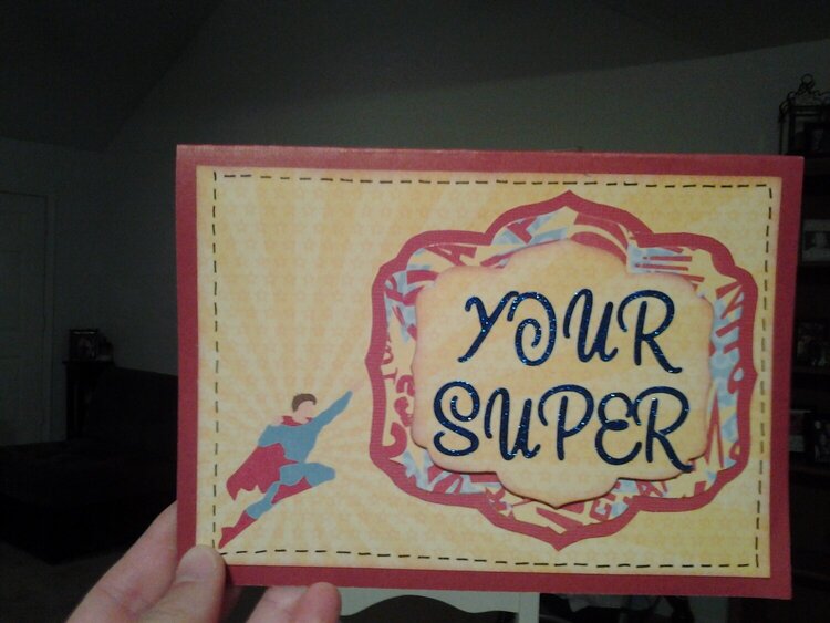 Super man card