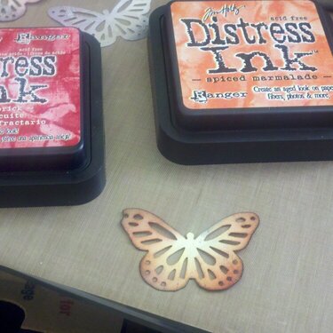 Butterfly Distress ink