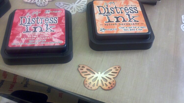 Butterfly Distress ink