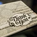 Music Themed "Thank You" Cards