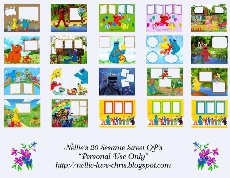 20 Sesame Street QP&#039;s