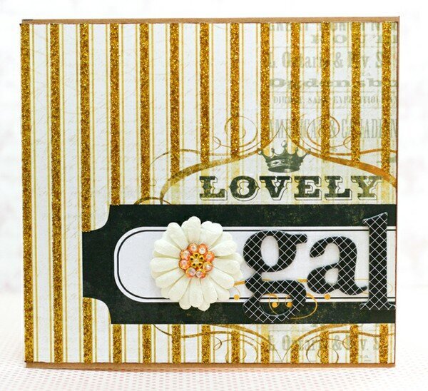 Lovely Gal - Pop Up Card *Nook Oct Kit*