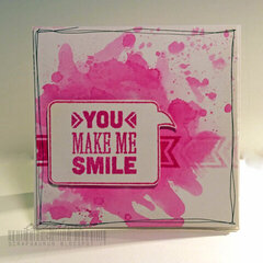 CARD - You make me smile