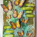 Altered Burlap Canvas (Hero Art Blog Hop)