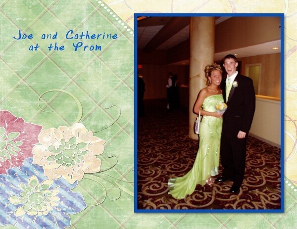 Joe and Catherine at the Prom