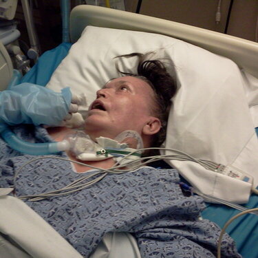 Mom in the hospital