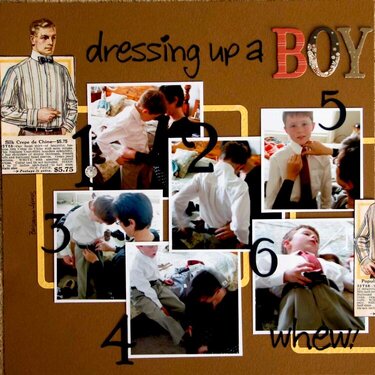 Dressing Up a Boy