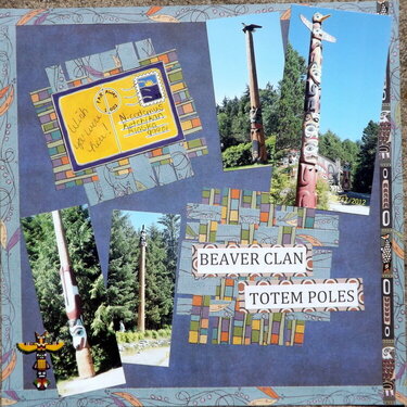 Beaver Clan Totem Poles