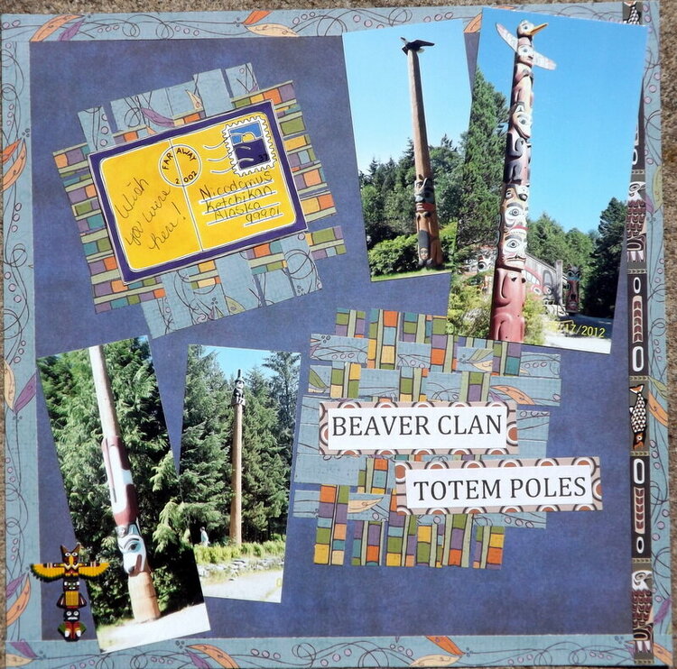 Beaver Clan Totem Poles
