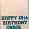 Chris's 18th Birthday Card, inside