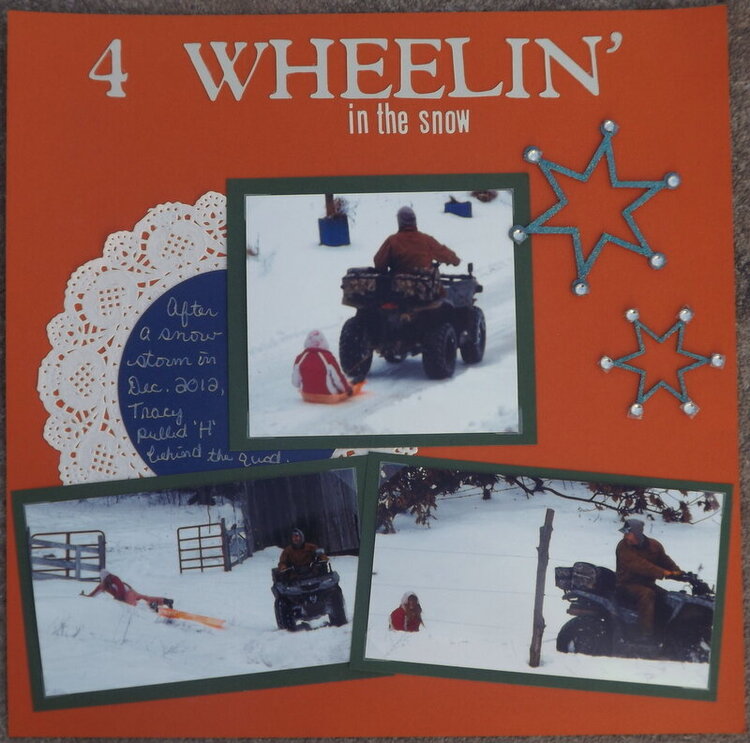 4-WHEELIN&#039; in the snow